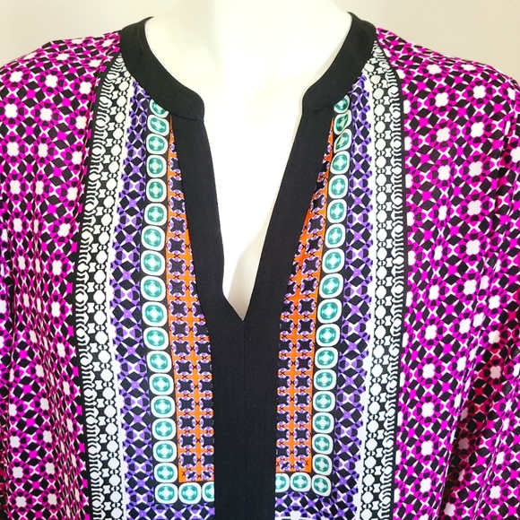 XL NYDJ Pintuck  3/4 Sleeve Blouse - Picture 5 of 11